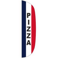 "PIZZA" 3' x 12' Stationary Message Flutter Flag